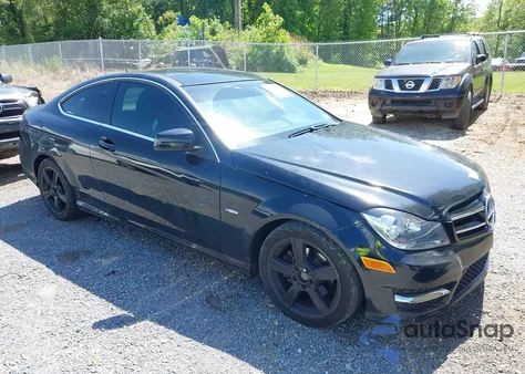 2012 Mercedes-Benz C 250 from USA, damaged, VIN WDDGJ4HB6CF740071